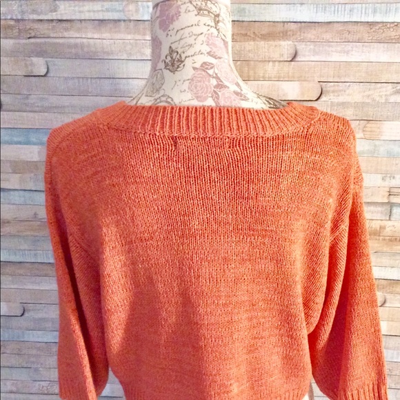 NWT August Silk Coral Shrug Dress Sweater SZ XL - Picture 5 of 6